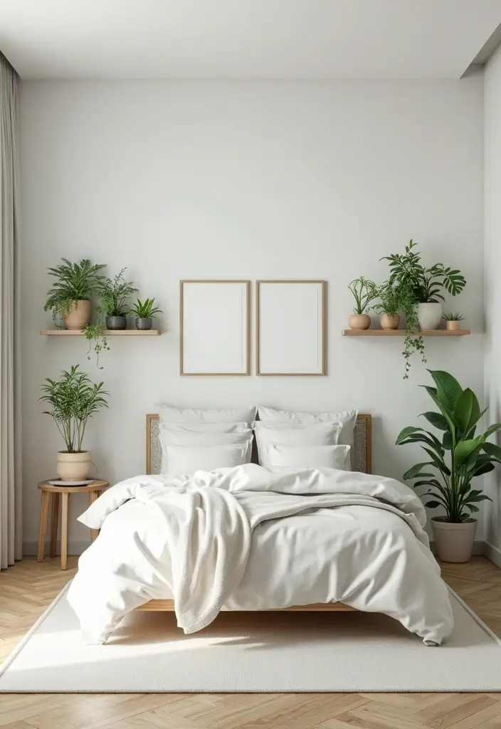 25 Minimalist Bedroom Ideas for Men That Look Sleek 11 25 Minimalist Bedroom Ideas for Men That Look Sleek - 11. Indoor Plants