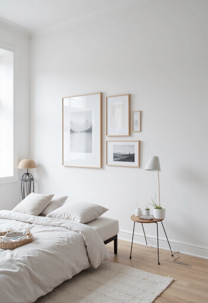 25 Minimalist Bedroom Ideas for Men That Look Sleek 9 25 Minimalist Bedroom Ideas for Men That Look Sleek - 9. Minimalist Artwork