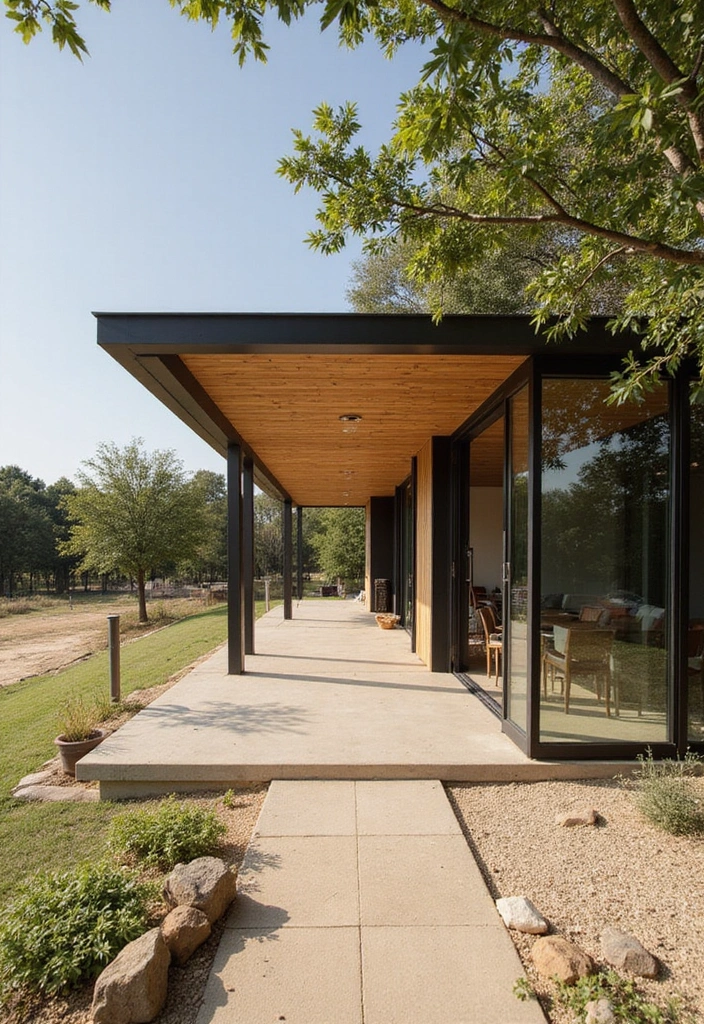 25 Minimalist Bloxburg House Ideas for Inspiration 10 25 Minimalist Bloxburg House Ideas for Inspiration - 10. Open Air Pavilion
