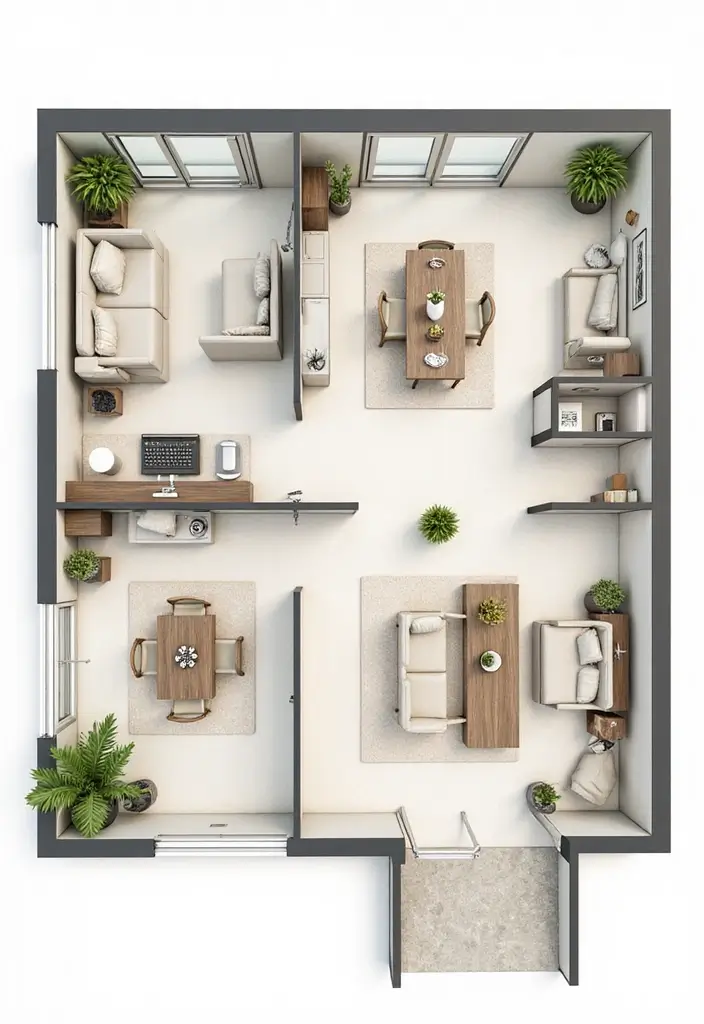 25 Minimalist Condo Design Ideas That Feel Spacious - 1. Open Floor Plans