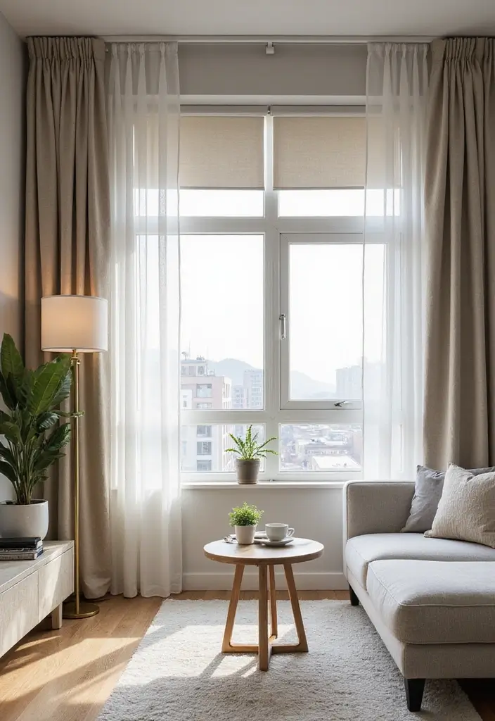 25 Minimalist Condo Design Ideas That Feel Spacious - 13. Simplified Window Treatments