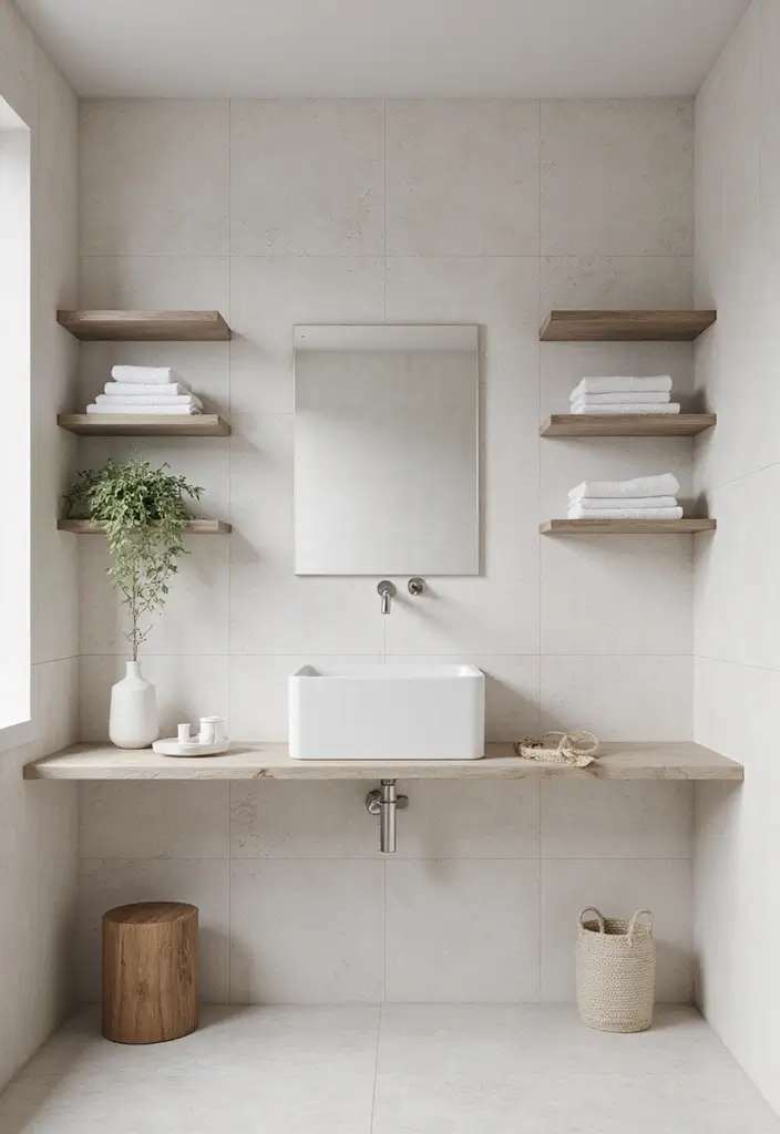 25 Minimalist Condo Design Ideas That Feel Spacious - 18. Minimalist Bathroom Design