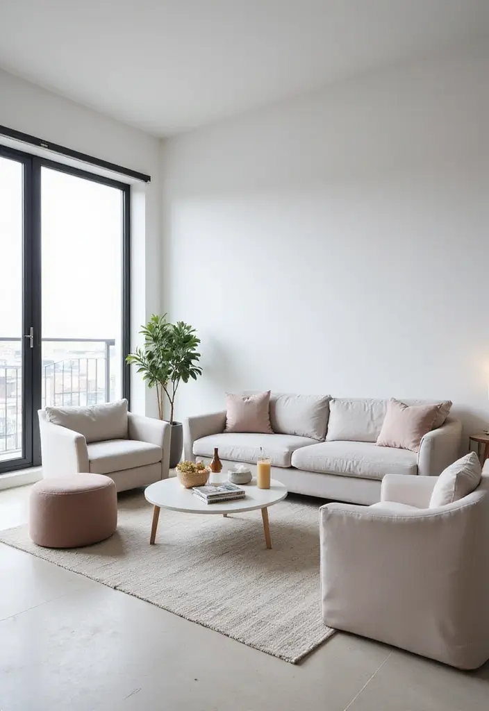 25 Minimalist Condo Design Ideas That Feel Spacious - 3. Light Color Palettes