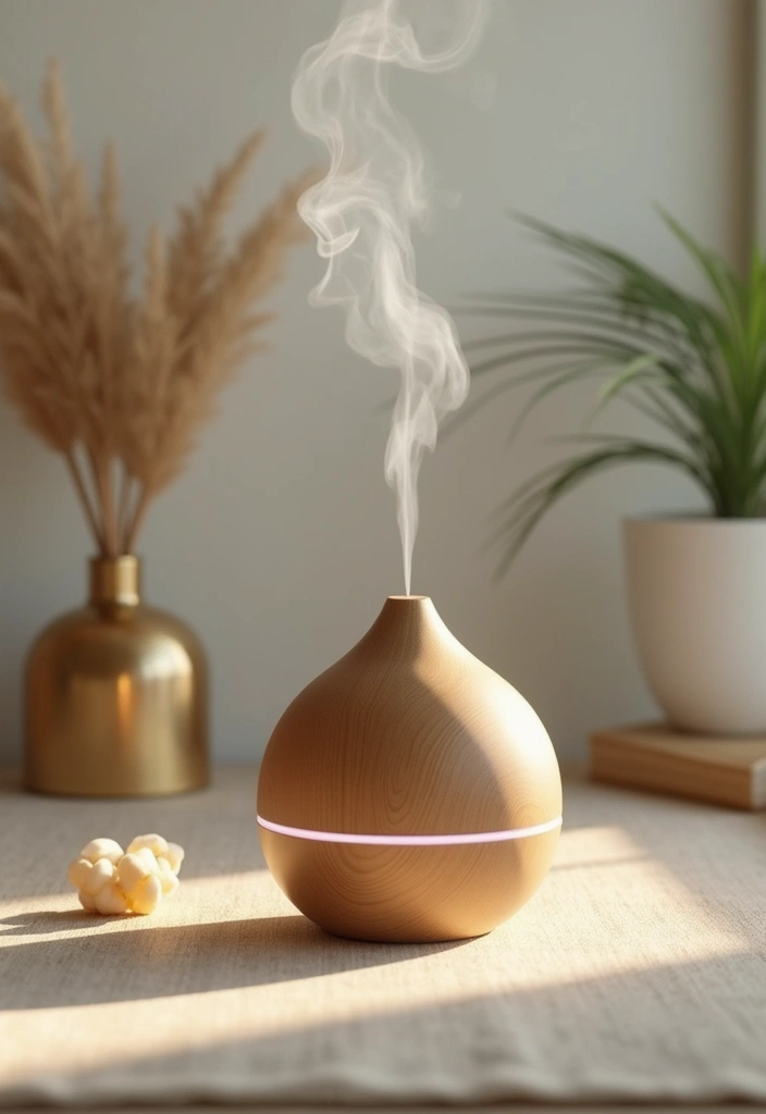 25 Minimalist Desk Ideas That Boost Productivity - 15. Intentional Aromatherapy