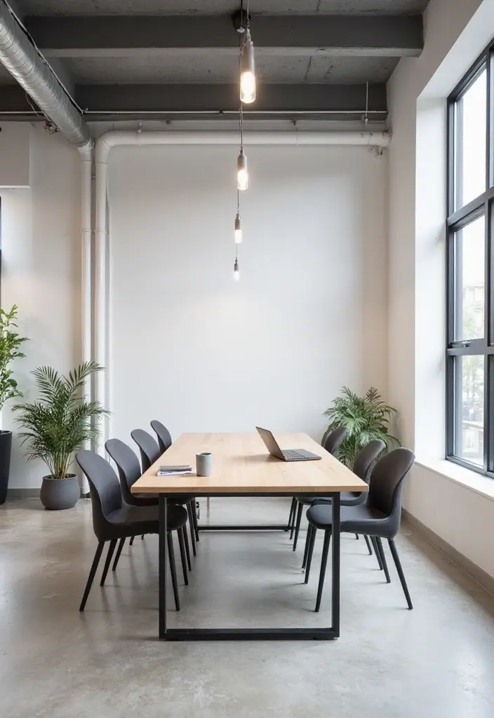 25 Minimalist Desk Ideas That Boost Productivity - 23. Collaborative Spaces