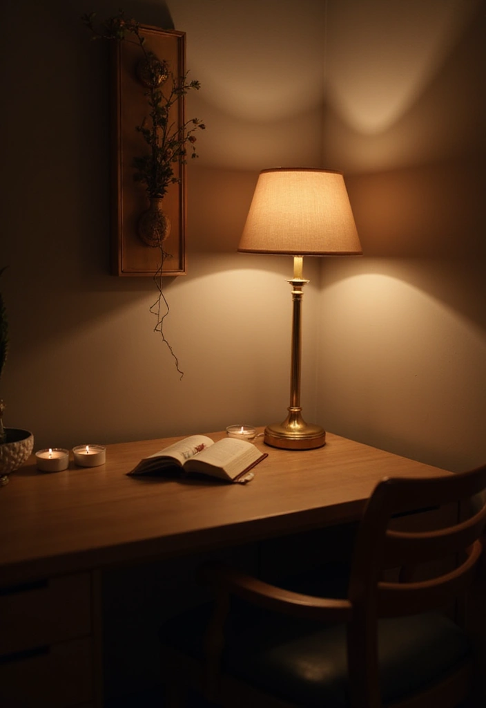 25 Minimalist Desk Ideas That Boost Productivity - 8. Soft Lighting Solutions