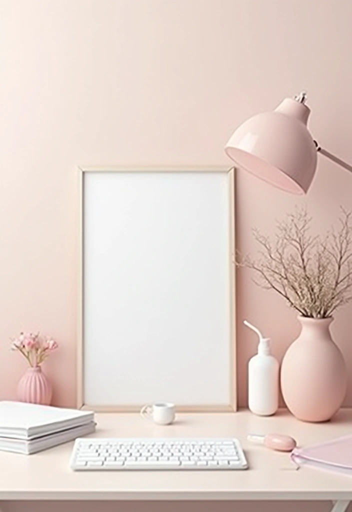 25 Minimalist Desk Ideas That Boost Productivity - 9. Minimal Color Palette