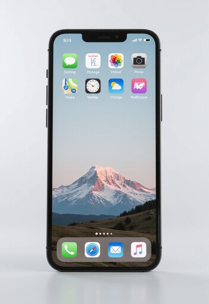 25 Minimalist Homescreen Ideas for a Clean Look 12 25 Minimalist Homescreen Ideas for a Clean Look - 12. Simplistic Photography