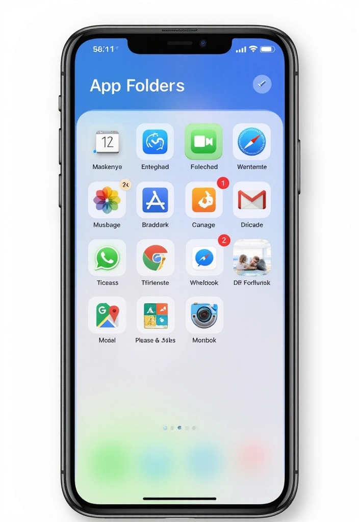 25 Minimalist Homescreen Ideas for a Clean Look 13 25 Minimalist Homescreen Ideas for a Clean Look - 13. Hidden App Folders