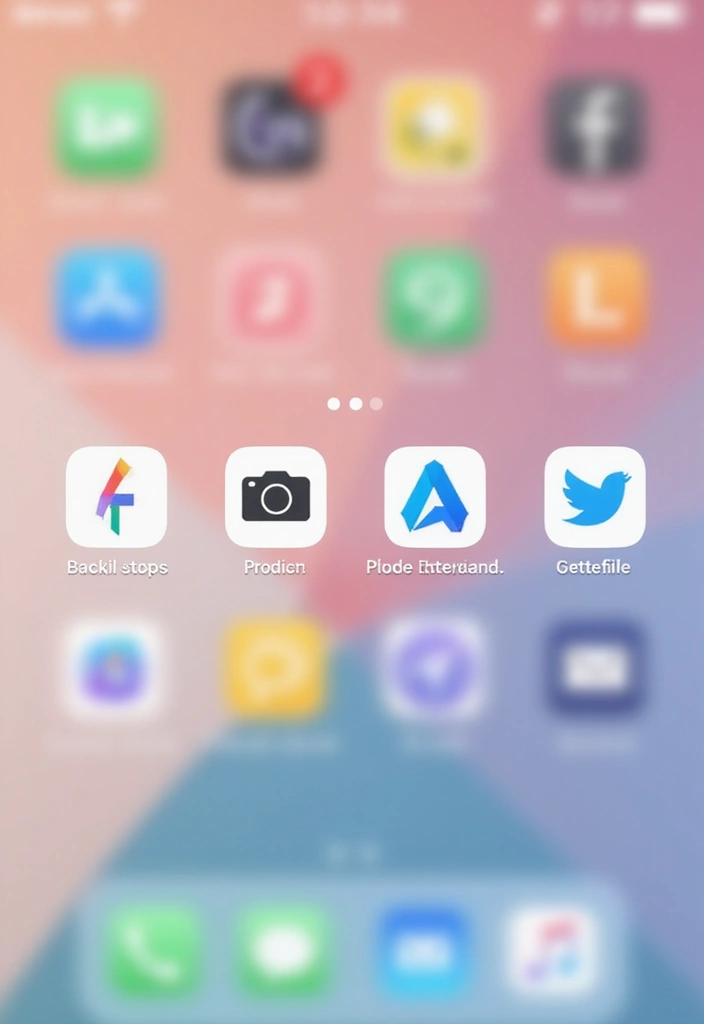 25 Minimalist Homescreen Ideas for a Clean Look 20 25 Minimalist Homescreen Ideas for a Clean Look - 20. Understated App Logos