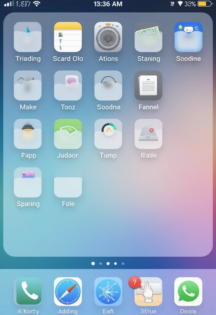 25 Minimalist Homescreen Ideas for a Clean Look 23 25 Minimalist Homescreen Ideas for a Clean Look - 23. Creative Folder Names