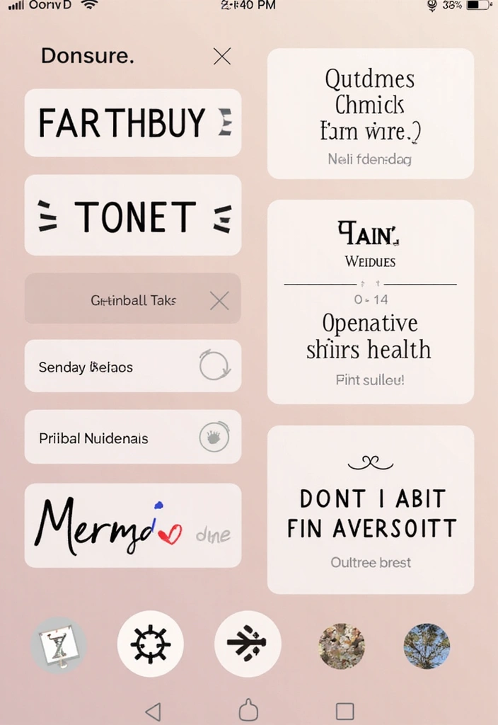 25 Minimalist Homescreen Ideas for a Clean Look 25 25 Minimalist Homescreen Ideas for a Clean Look - 25. Consistent Font Choices