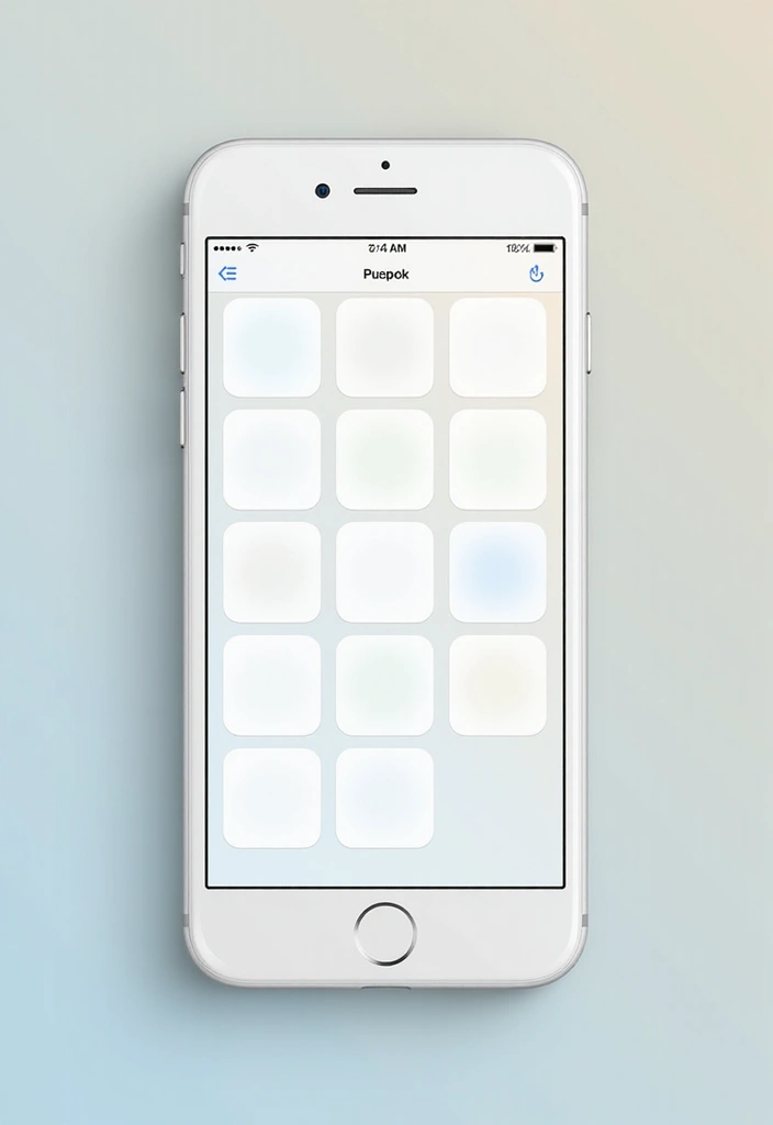 25 Minimalist Homescreen Ideas for a Clean Look 3 25 Minimalist Homescreen Ideas for a Clean Look - 3. Simple Grid Layout