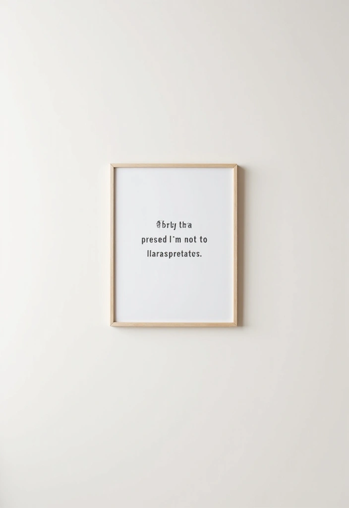 25 Minimalist Things That Spark Joy 2 25 Minimalist Things That Spark Joy - 2. Inspirational Wall Art
