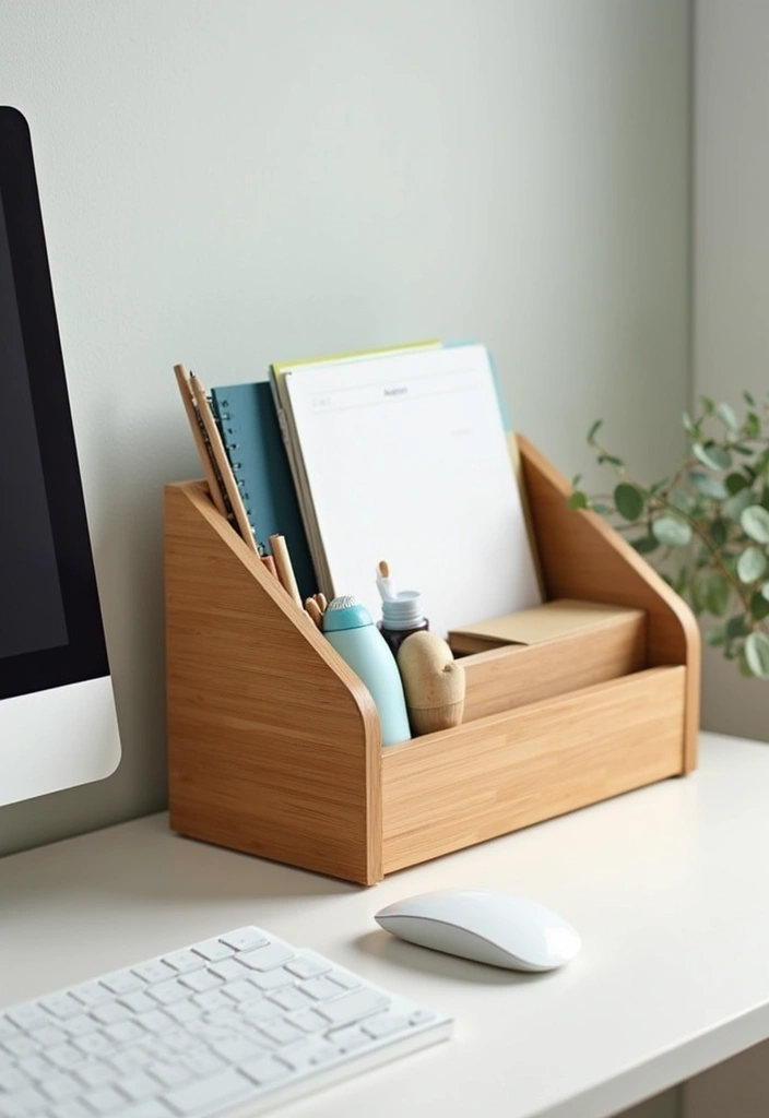 25 Minimalist Things That Spark Joy 3 25 Minimalist Things That Spark Joy - 3. Functional Desk Organizer
