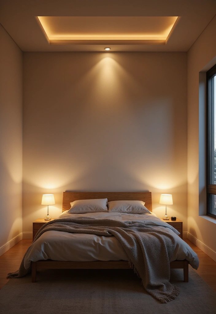 27 Minimalist Bedroom Ideas You’ll Want to Copy 17 27 Minimalist Bedroom Ideas You’ll Want to Copy - 17. Mood Lighting