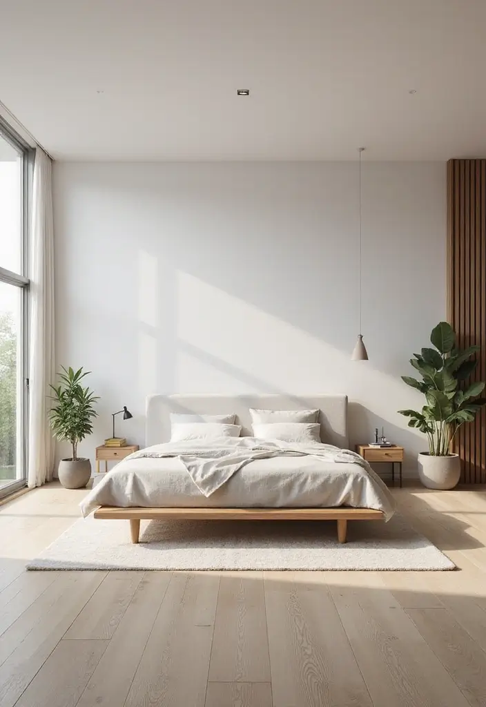 27 Minimalist Bedroom Ideas You’ll Want to Copy 18 27 Minimalist Bedroom Ideas You’ll Want to Copy - 18. Embrace Open Spaces
