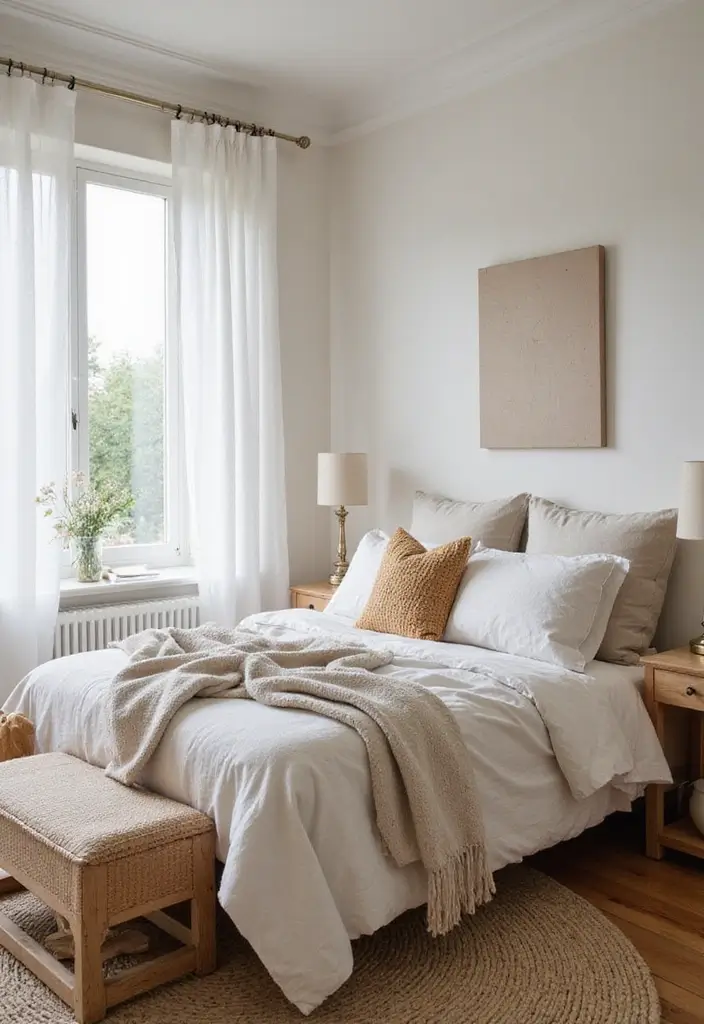 27 Minimalist Bedroom Ideas You’ll Want to Copy 5 27 Minimalist Bedroom Ideas You’ll Want to Copy - 5. Eco-friendly Textiles