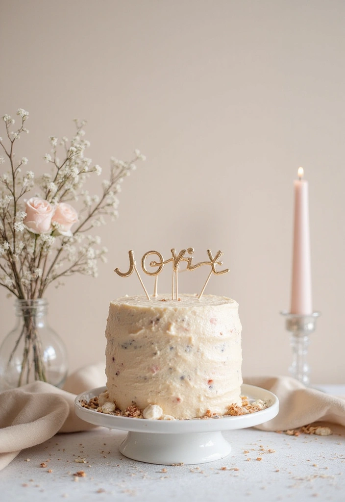 27 Minimalist Birthday Decor Ideas for Any Celebration - 11. Neutral Color Palette