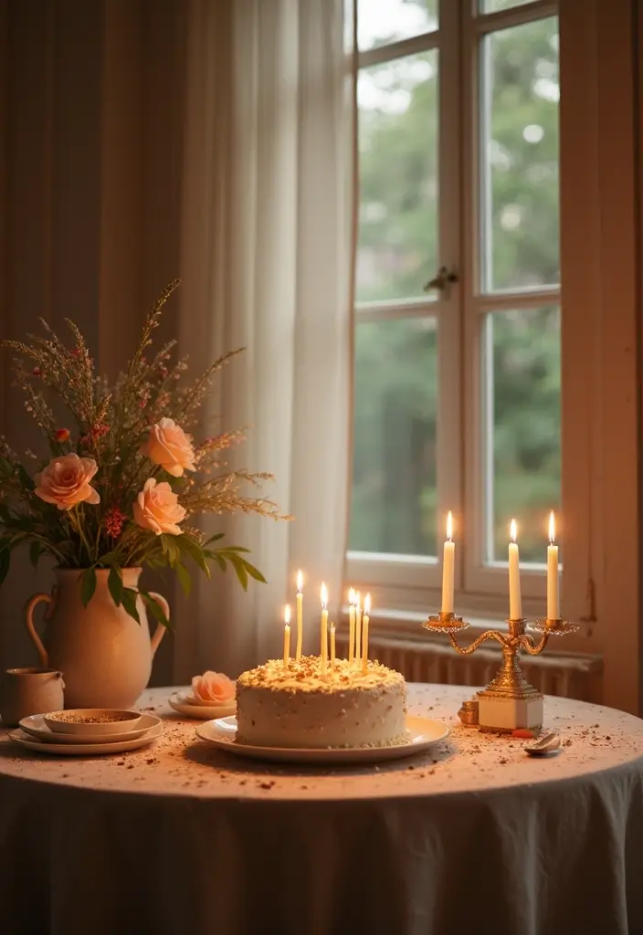 27 Minimalist Birthday Decor Ideas for Any Celebration - 26. The Power of Silence