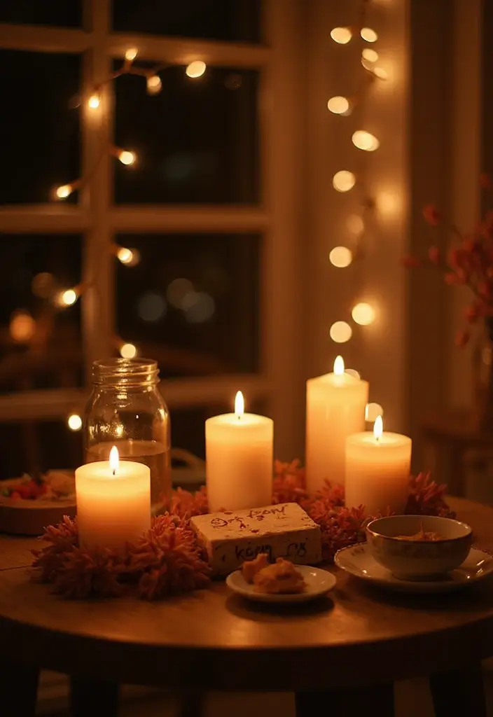 27 Minimalist Birthday Decor Ideas for Any Celebration - 9. Subtle Lighting