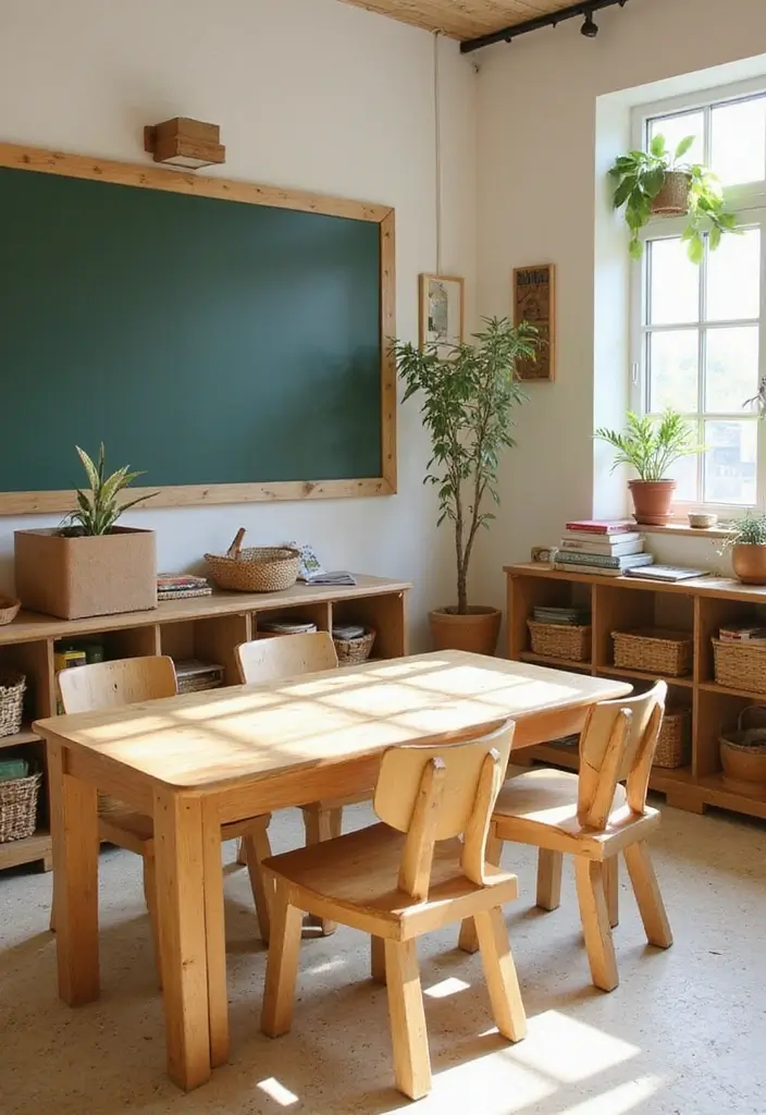 27 Minimalist Classroom Decor Ideas Teachers Will Love 12 27 Minimalist Classroom Decor Ideas Teachers Will Love - 12. Eco-Friendly Materials