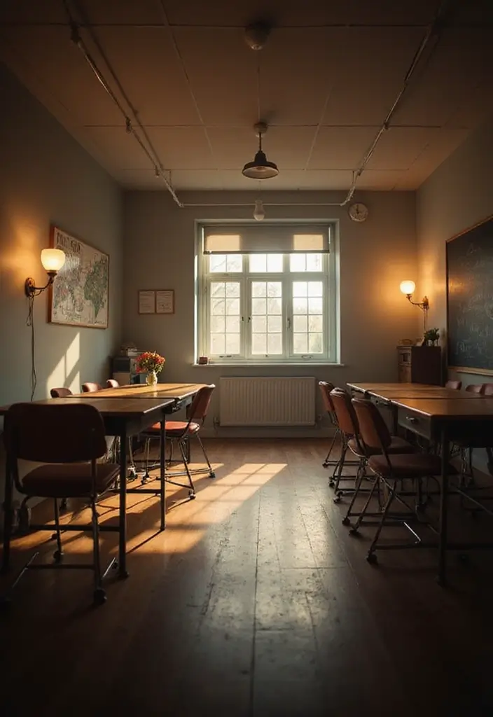 27 Minimalist Classroom Decor Ideas Teachers Will Love 9 27 Minimalist Classroom Decor Ideas Teachers Will Love - 9. Ambient Lighting