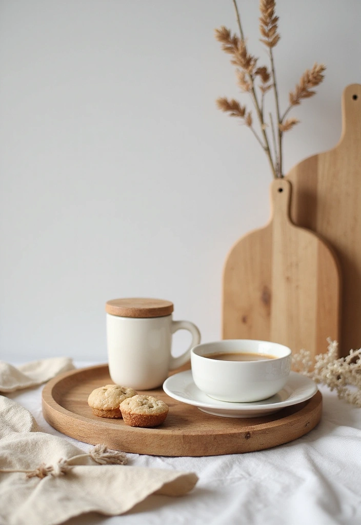 27 Minimalist Coffee Bar Ideas You’ll Want to Try 10 27 Minimalist Coffee Bar Ideas You’ll Want to Try - 10. Natural Wood Accents