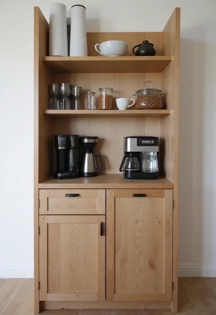 27 Minimalist Coffee Bar Ideas You’ll Want to Try 14 27 Minimalist Coffee Bar Ideas You’ll Want to Try - 14. Coffee Brewing Station Setup