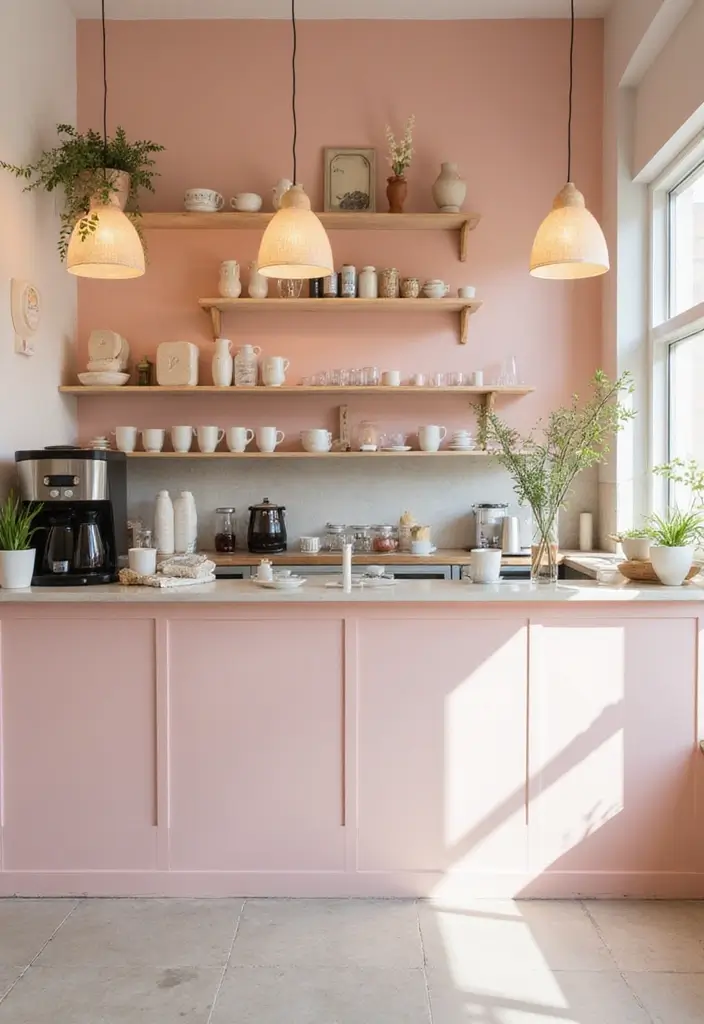 27 Minimalist Coffee Bar Ideas You’ll Want to Try 24 27 Minimalist Coffee Bar Ideas You’ll Want to Try - 24. Cohesive Color Palette