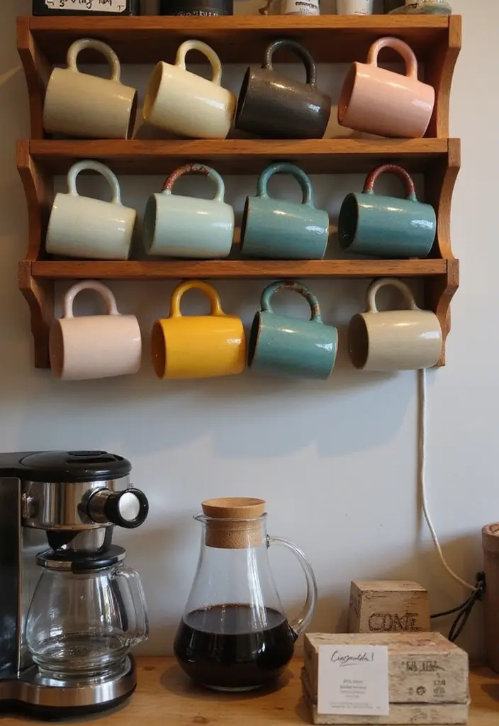 27 Minimalist Coffee Bar Ideas You’ll Want to Try 6 27 Minimalist Coffee Bar Ideas You’ll Want to Try - 6. Handmade Ceramic Mugs