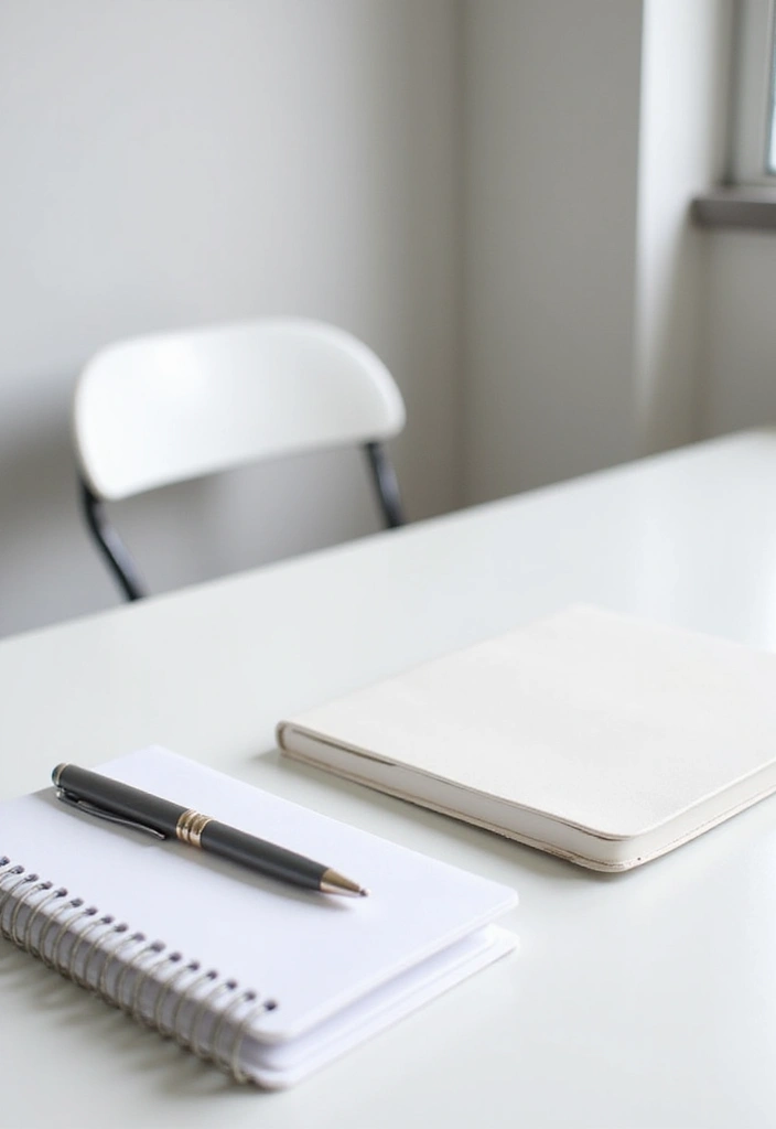 27 Minimalist Desk Inspo Ideas for Modern Workspaces - 16. Minimalist Office Supplies