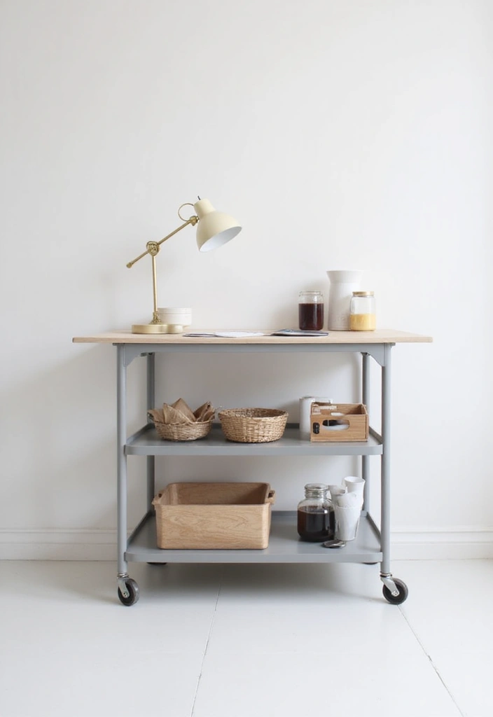 27 Minimalist Desk Inspo Ideas for Modern Workspaces - 19. Portable Minimalism