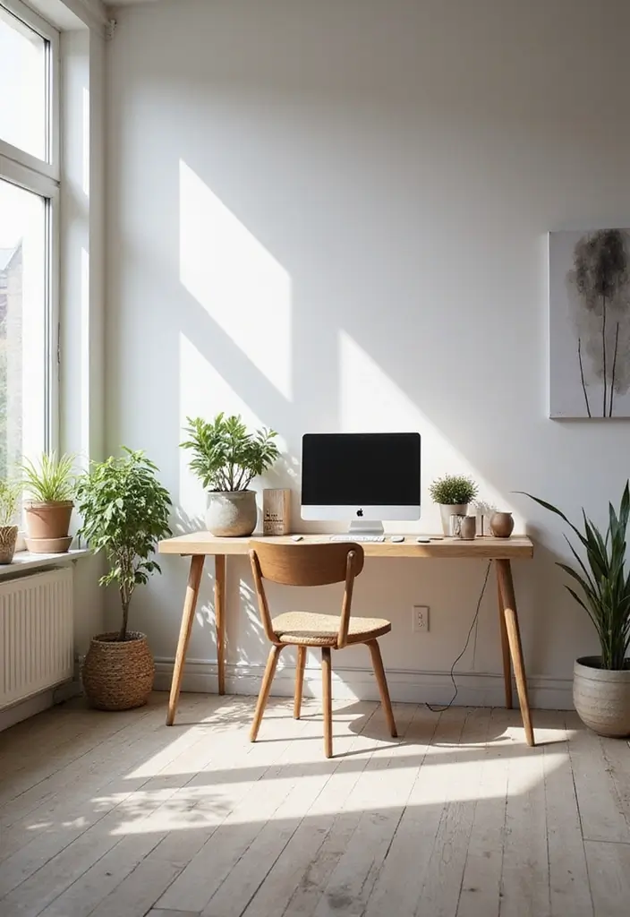 27 Minimalist Desk Inspo Ideas for Modern Workspaces - 22. Harmonious Layout