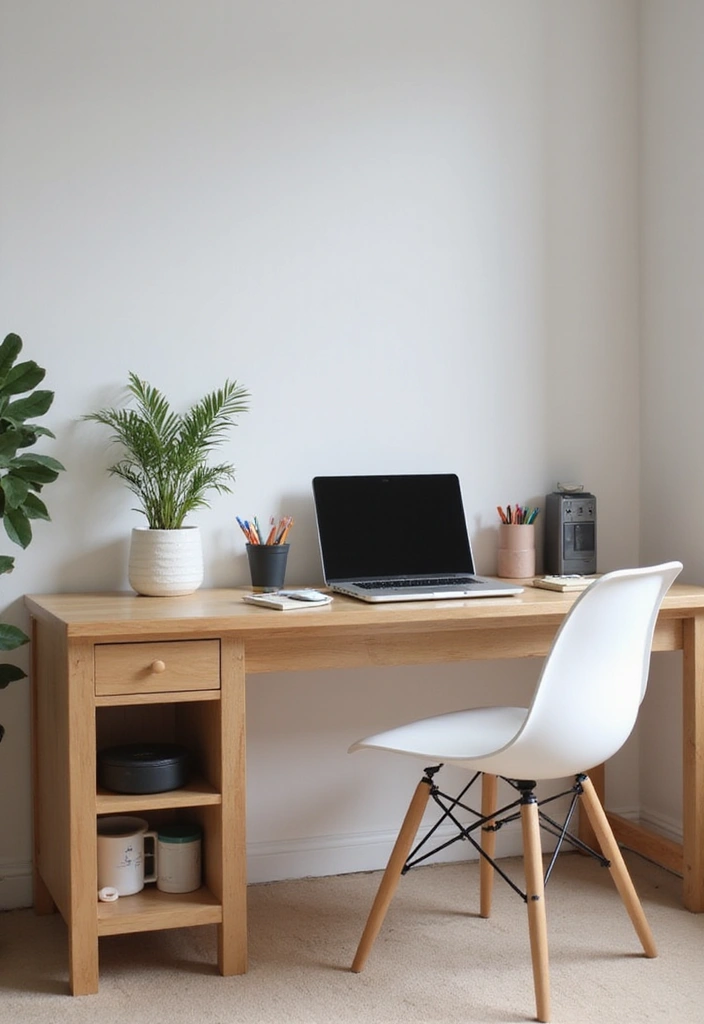 27 Minimalist Dorm Room Ideas for Students 14 27 Minimalist Dorm Room Ideas for Students - 14. Minimize Desk Clutter