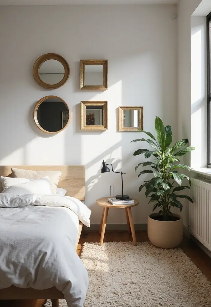 27 Minimalist Dorm Room Ideas for Students 25 27 Minimalist Dorm Room Ideas for Students - 25. Reflective Surfaces