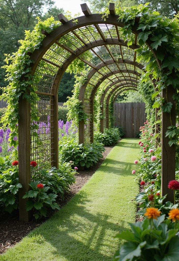 27 Minimalist Fence Ideas That Look Clean 16 27 Minimalist Fence Ideas That Look Clean - 16. Trellis Fencing