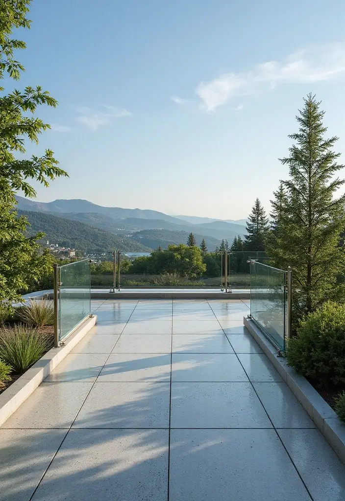 27 Minimalist Fence Ideas That Look Clean 19 27 Minimalist Fence Ideas That Look Clean - 19. Glass Railing Fencing