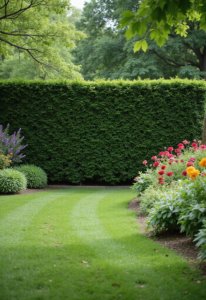 27 Minimalist Fence Ideas That Look Clean 23 27 Minimalist Fence Ideas That Look Clean - 23. Fast-Growing Hedge Fence