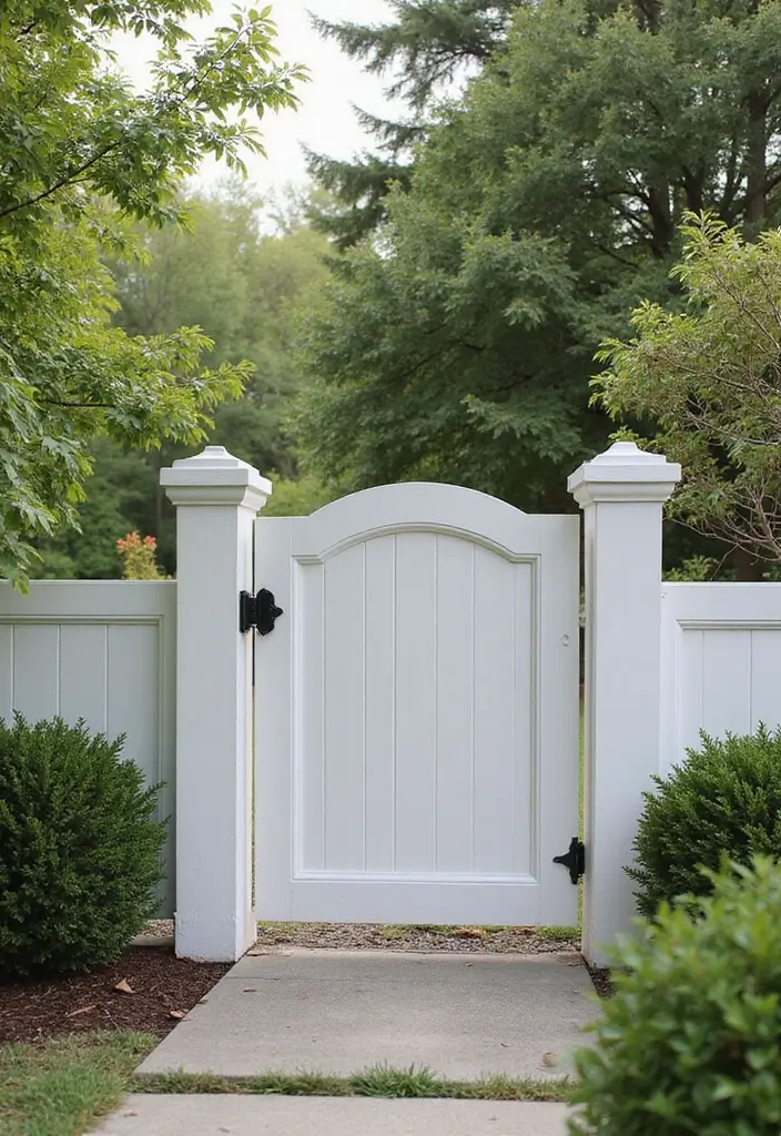 27 Minimalist Fence Ideas That Look Clean 27 27 Minimalist Fence Ideas That Look Clean - 27. Simple Fence Gate