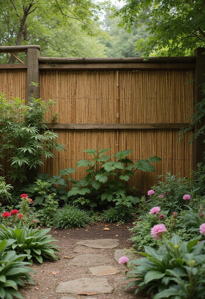 27 Minimalist Fence Ideas That Look Clean 3 27 Minimalist Fence Ideas That Look Clean - 3. Bamboo Fencing