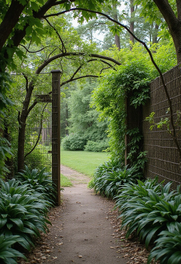 27 Minimalist Fence Ideas That Look Clean 6 27 Minimalist Fence Ideas That Look Clean - 6. Woven Wire Fencing