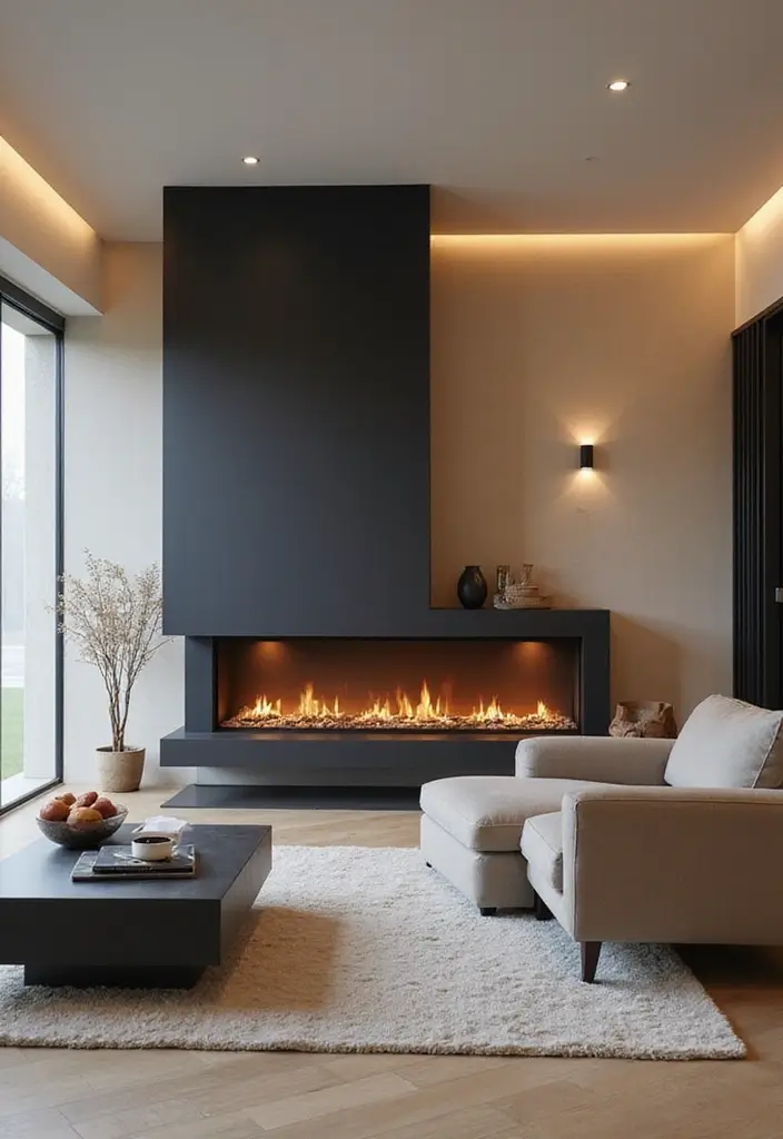 27 Minimalist Fireplace Ideas That Look Modern 18 27 Minimalist Fireplace Ideas That Look Modern - 18. Modular Fireplace Designs