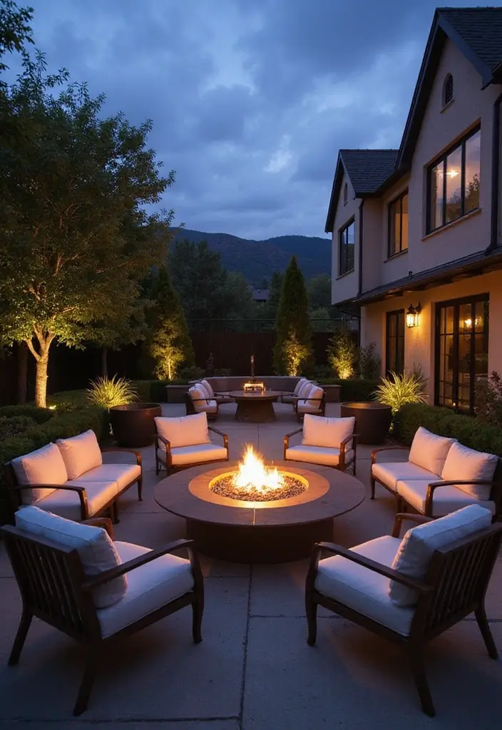 27 Minimalist Fireplace Ideas That Look Modern 7 27 Minimalist Fireplace Ideas That Look Modern - 7. Subtle Fire Pit Tables