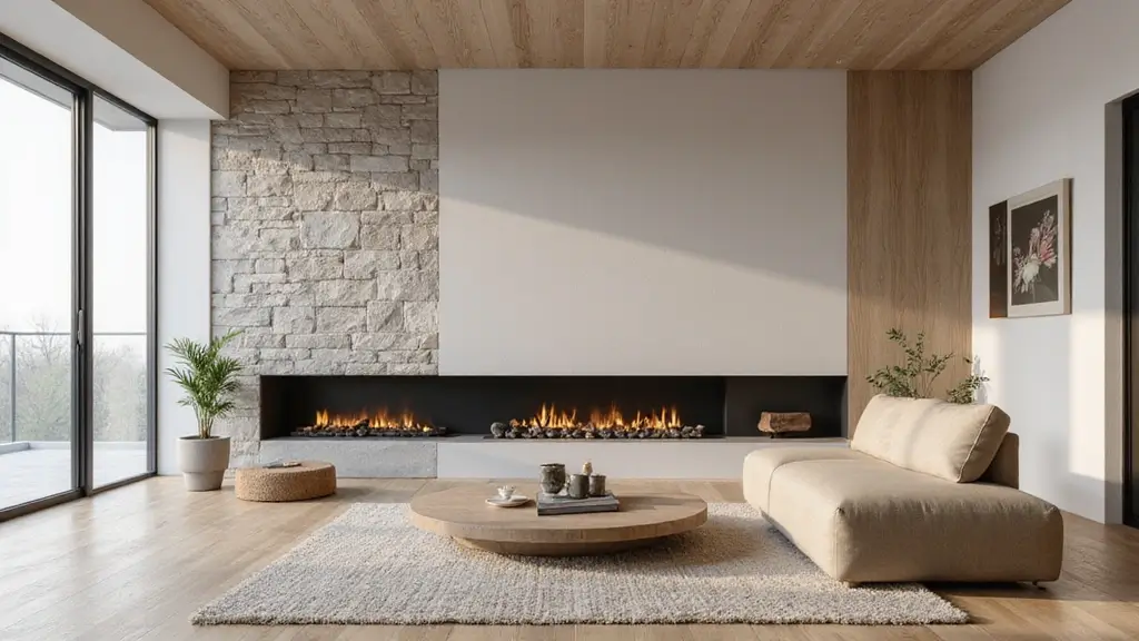 27 Minimalist Fireplace Ideas That Look Modern