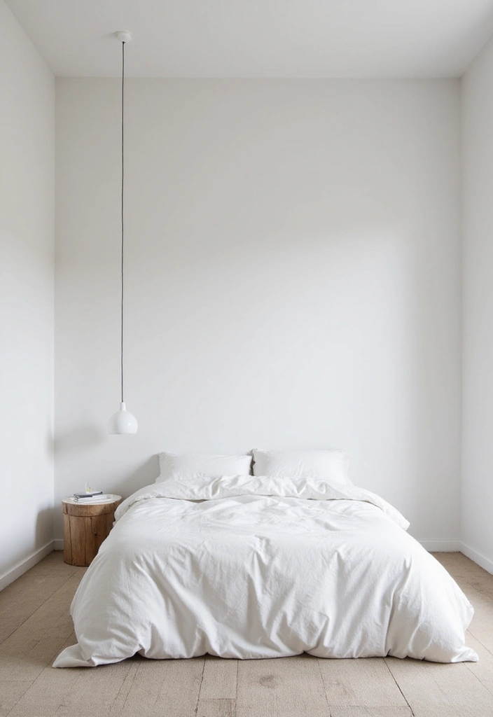 27 Small Minimalist Bedroom Ideas That Save Space 15 27 Small Minimalist Bedroom Ideas That Save Space - 15. Minimalist Wall Colors