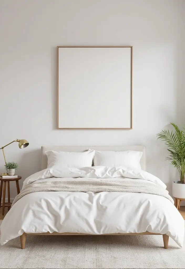 27 Small Minimalist Bedroom Ideas That Save Space 3 27 Small Minimalist Bedroom Ideas That Save Space - 3. Light Color Palette