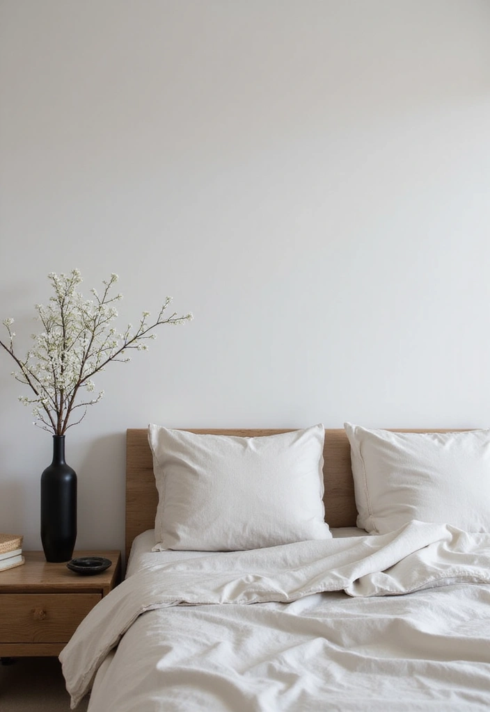 27 Stunning Minimalist Bedroom Black and White Designs 13 27 Stunning Minimalist Bedroom Black and White Designs - 13. Understated Accessories