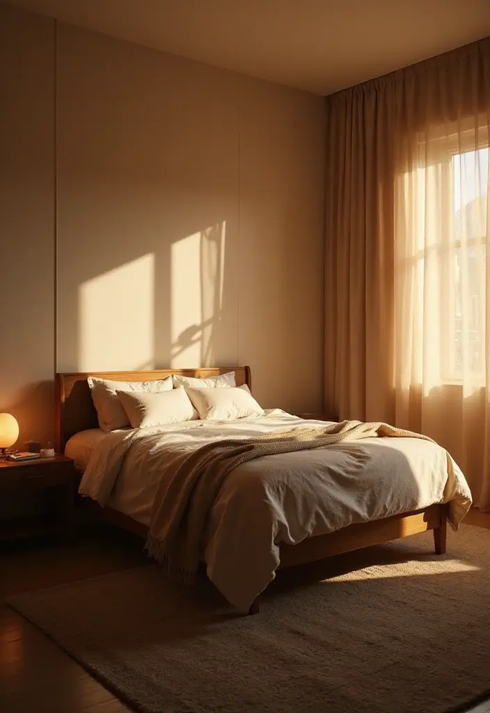 27 Stunning Minimalist Bedroom Black and White Designs 20 27 Stunning Minimalist Bedroom Black and White Designs - 20. Contrasting Lighting
