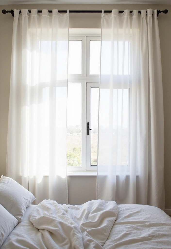 27 Stunning Minimalist Bedroom Black and White Designs 23 27 Stunning Minimalist Bedroom Black and White Designs - 23. Simplistic Windows Treatments